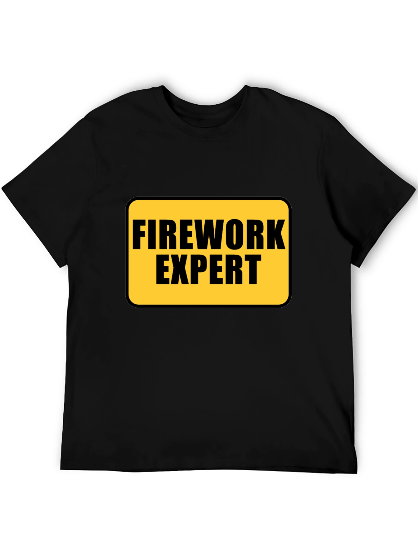 Firework Expert Black T-Shirt