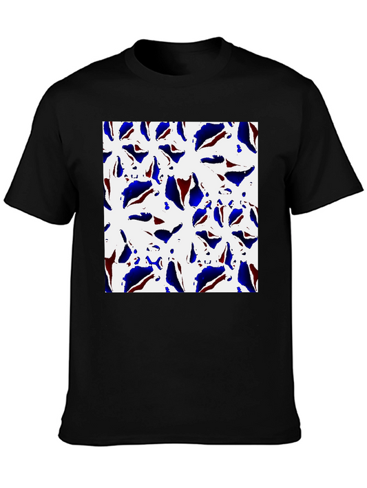 Abstract Floral T-Shirt: Modern Art Tee