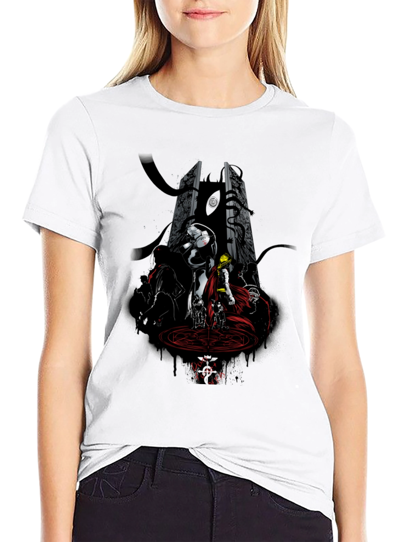 Anime T-Shirt: Dark Fantasy Graphic Tee