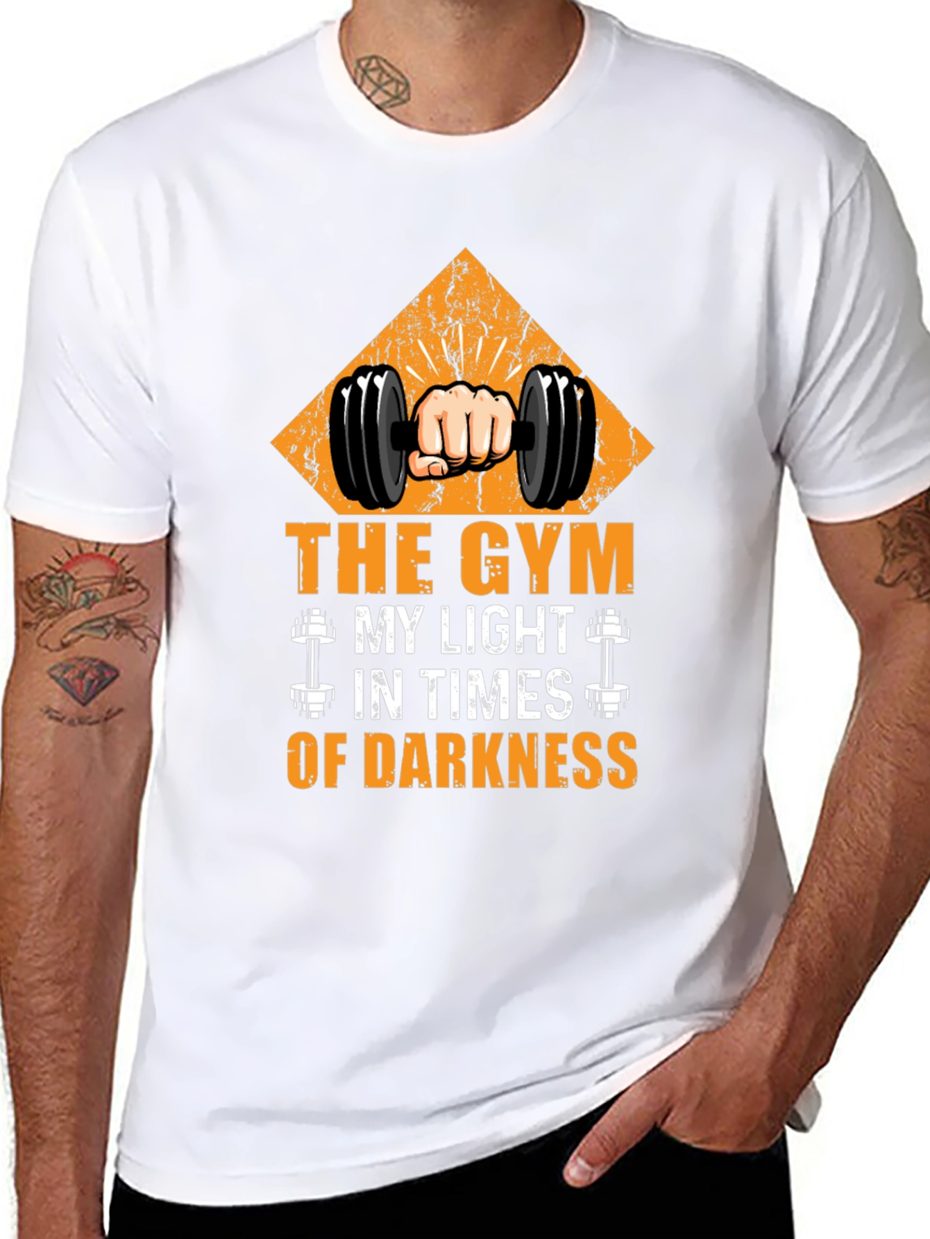 Gym My Light in Darkness Graphic T-Shirt
