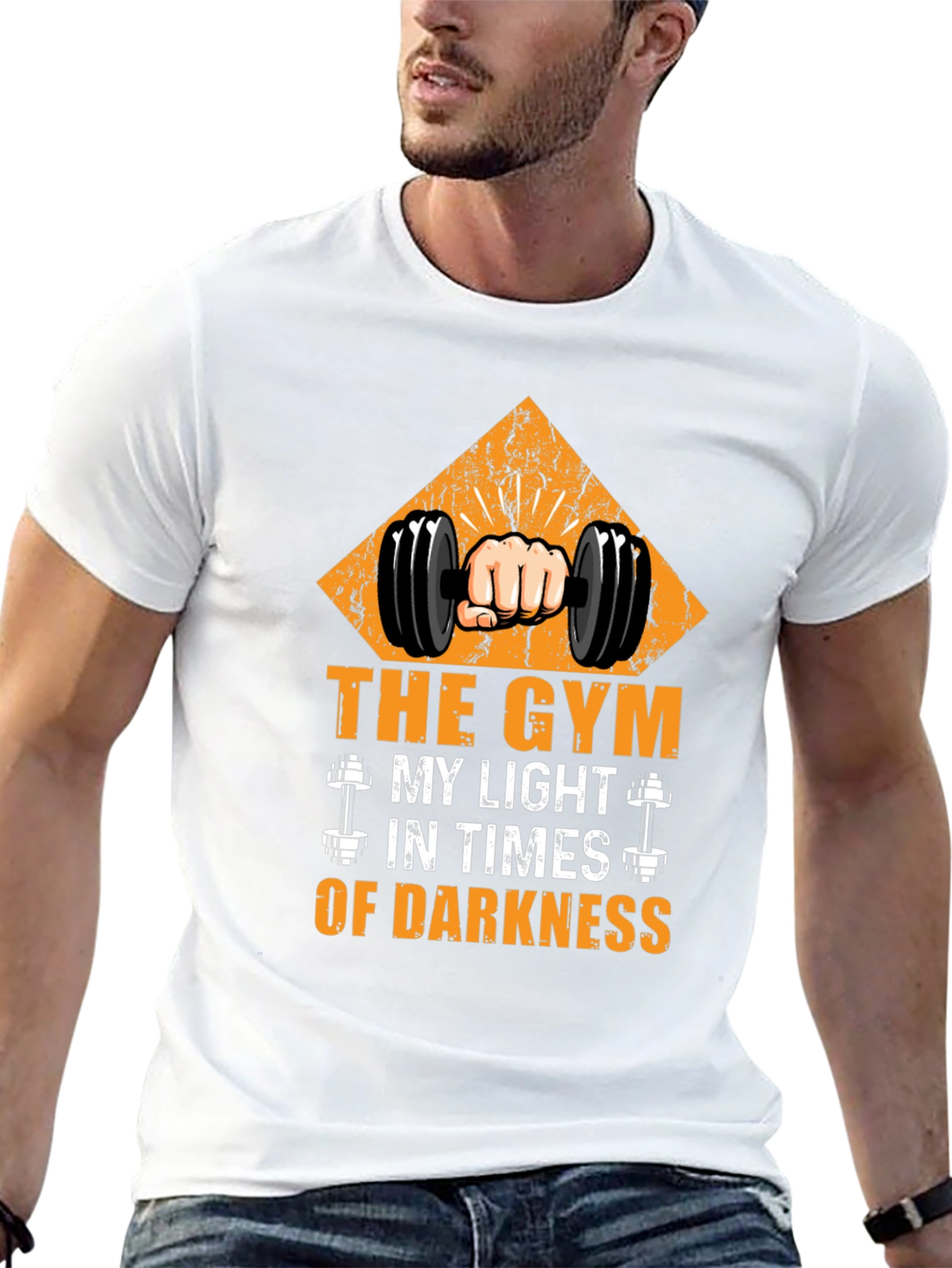 Gym My Light in Darkness Graphic T-Shirt