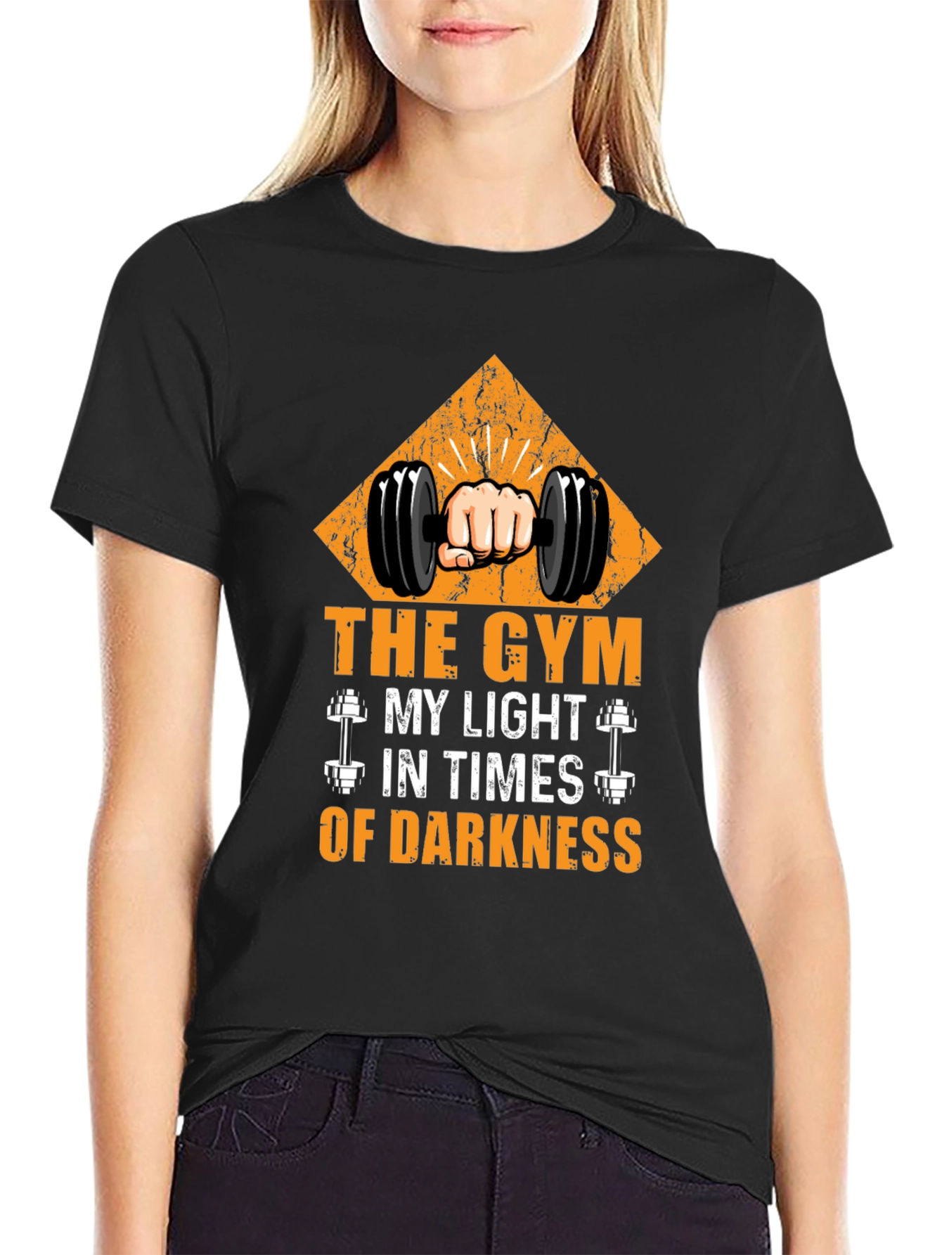 Gym My Light in Darkness Graphic T-Shirt