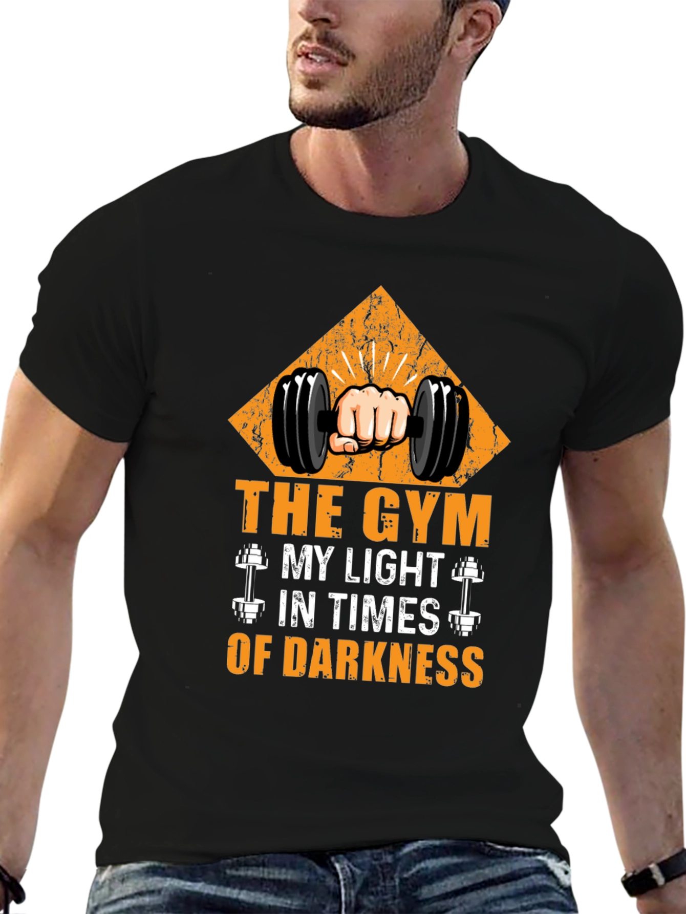 Gym My Light in Darkness Graphic T-Shirt
