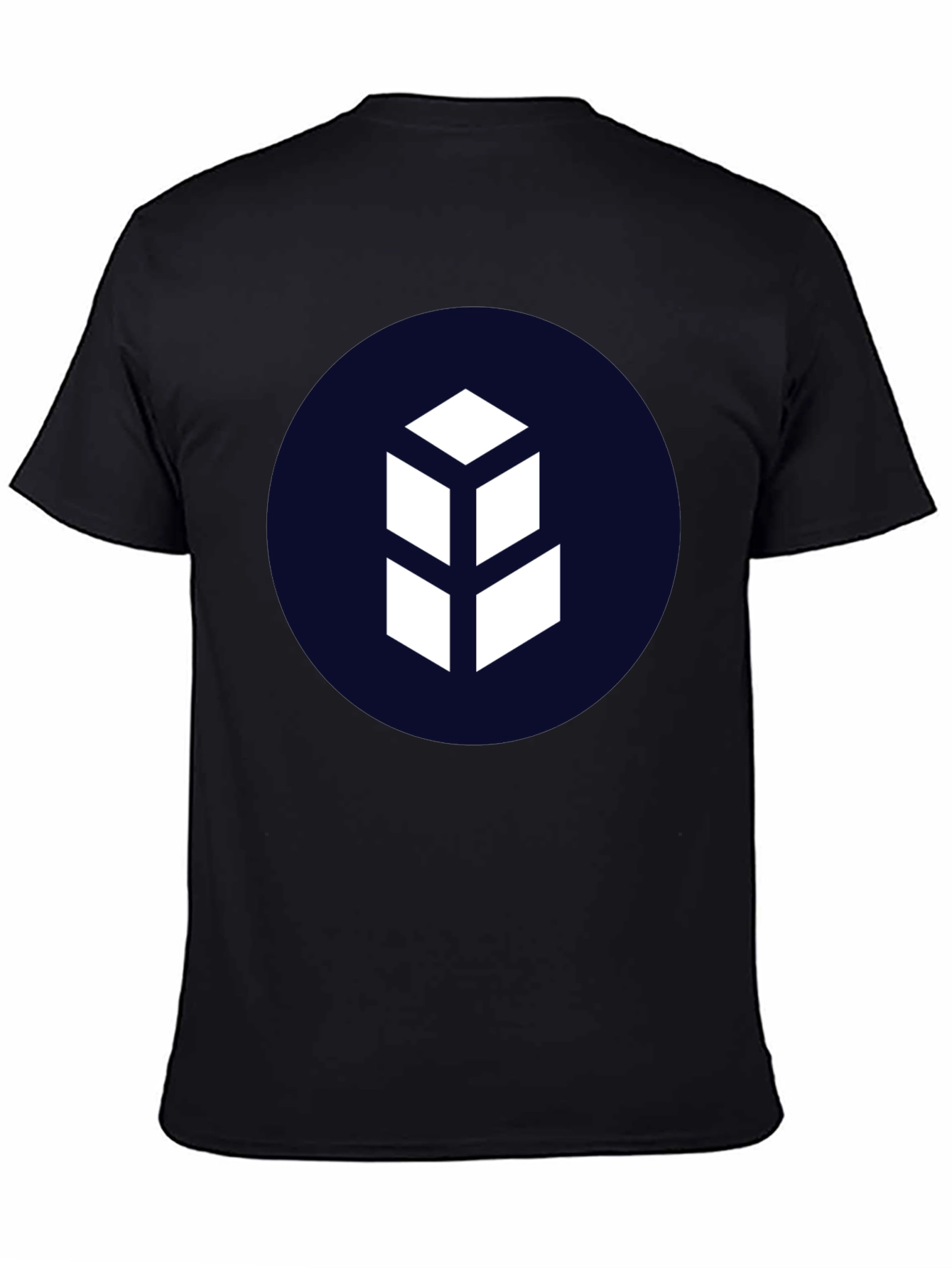 Geometric Logo Black T-Shirt