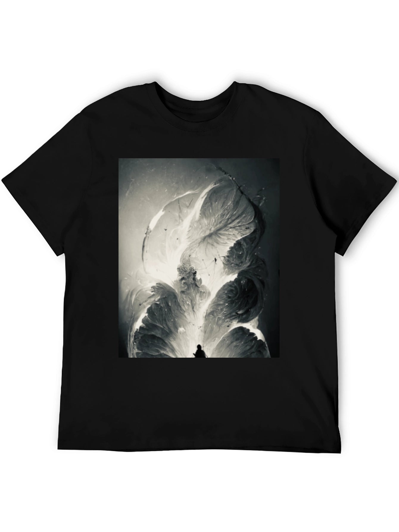 Abstract Art Black T-Shirt - Unique Graphic Tee