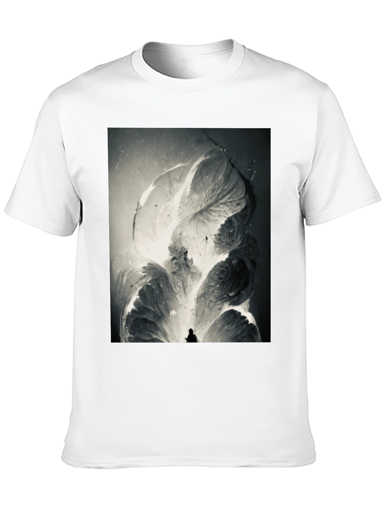 Abstract Art Black T-Shirt - Unique Graphic Tee