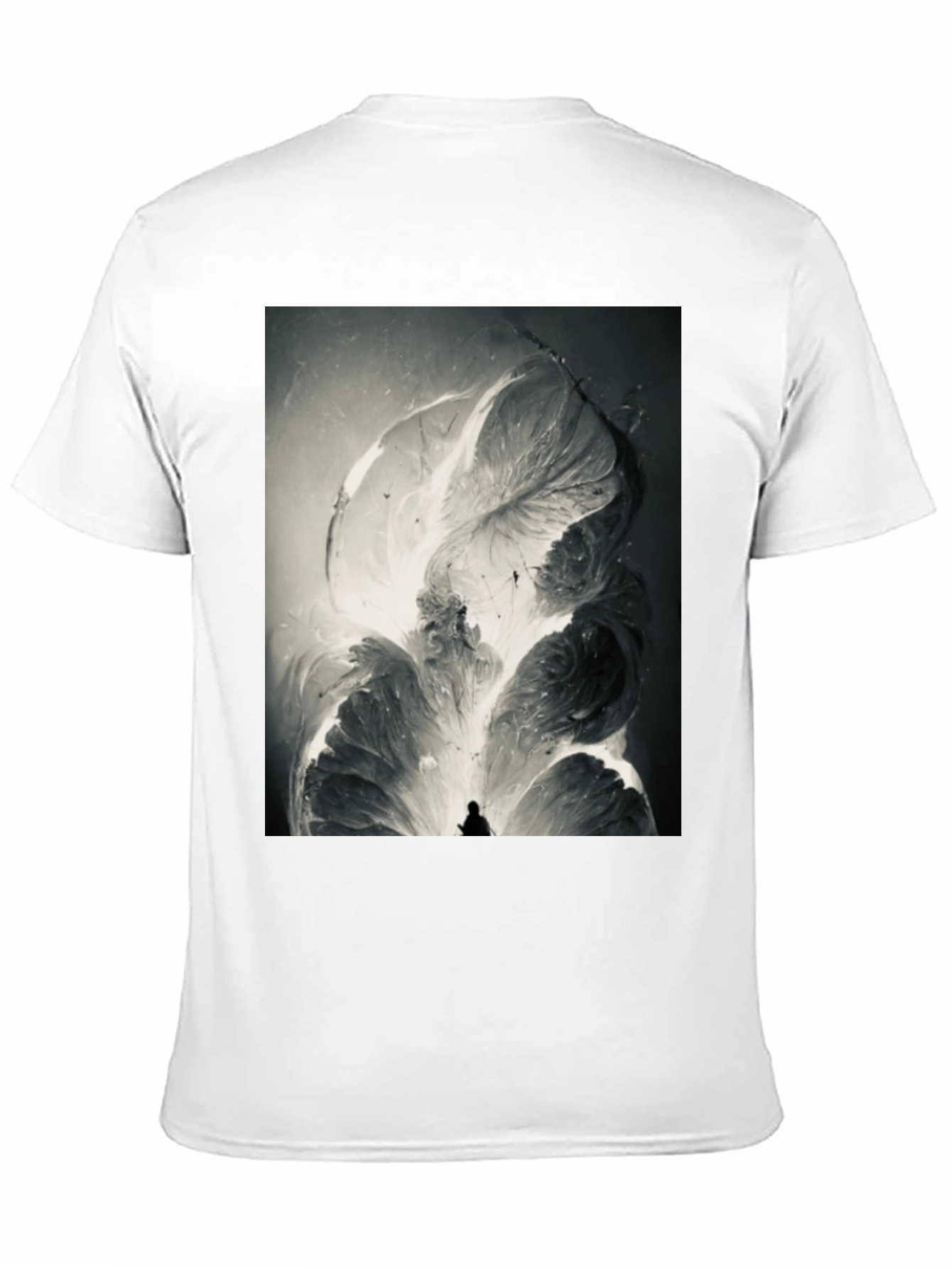 Abstract Art Black T-Shirt - Unique Graphic Tee