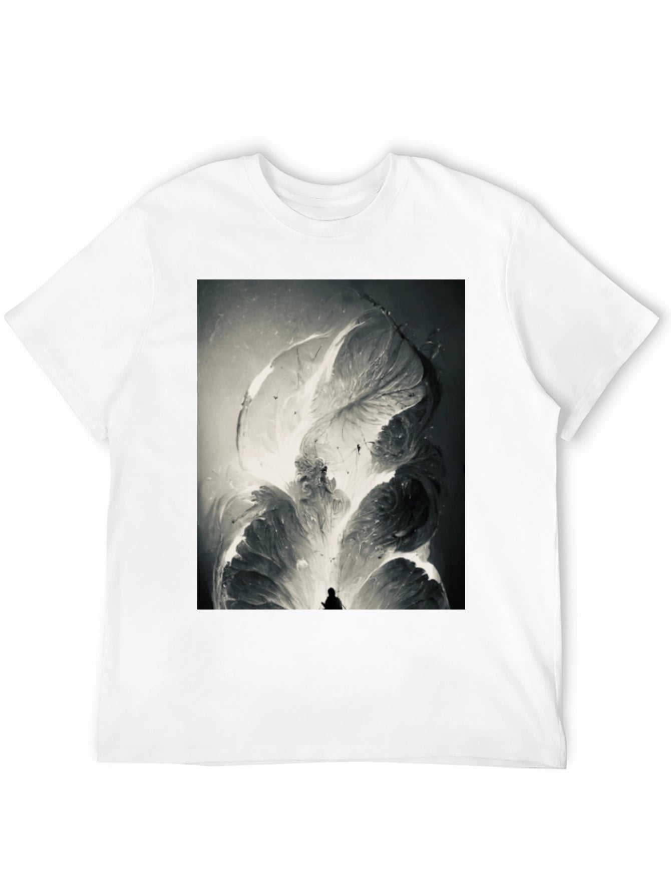 Abstract Art Black T-Shirt - Unique Graphic Tee