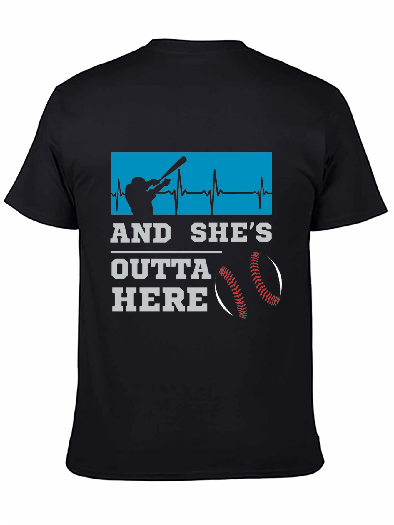 And Shes Outta Here Baseball T-Shirt