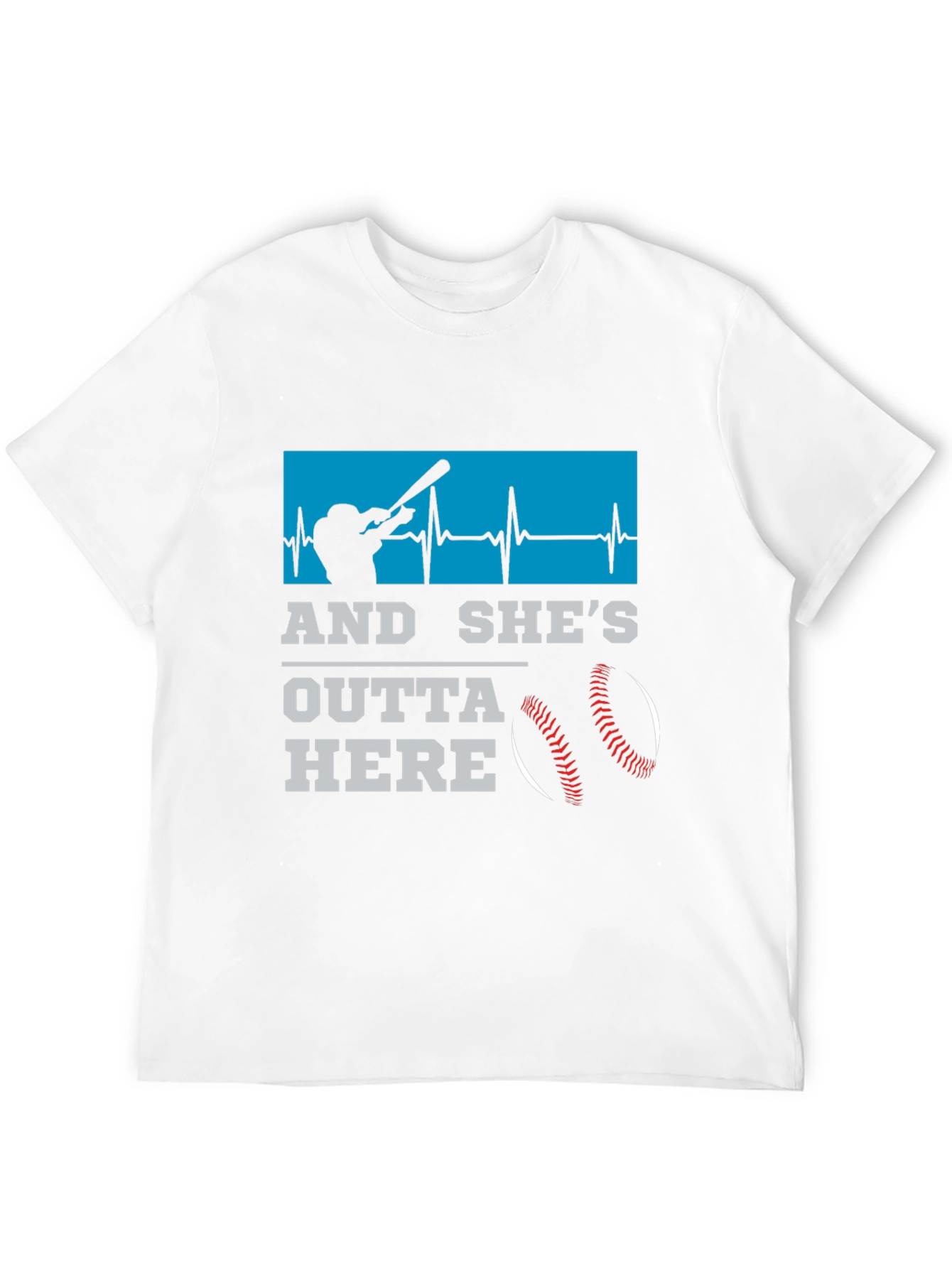 And Shes Outta Here Baseball T-Shirt
