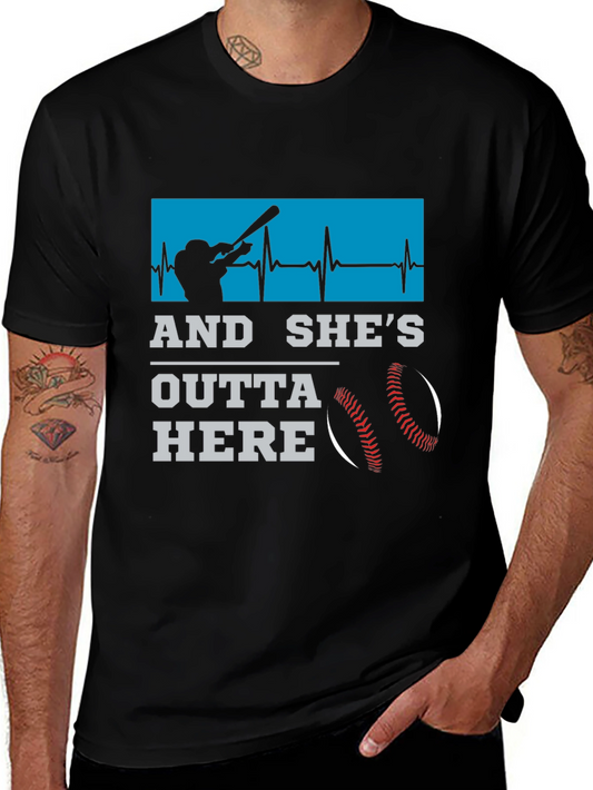 And Shes Outta Here Baseball T-Shirt