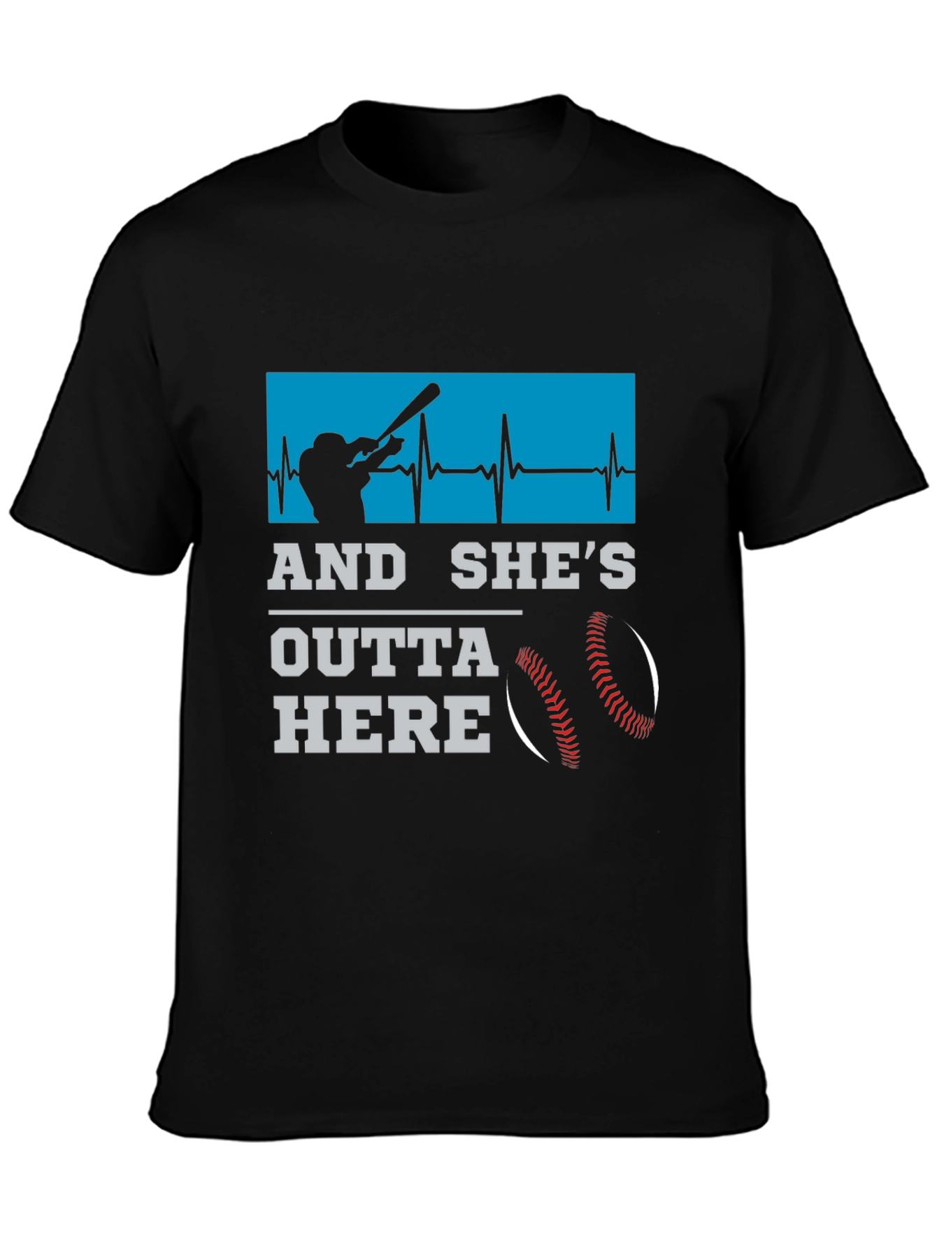 And Shes Outta Here Baseball T-Shirt