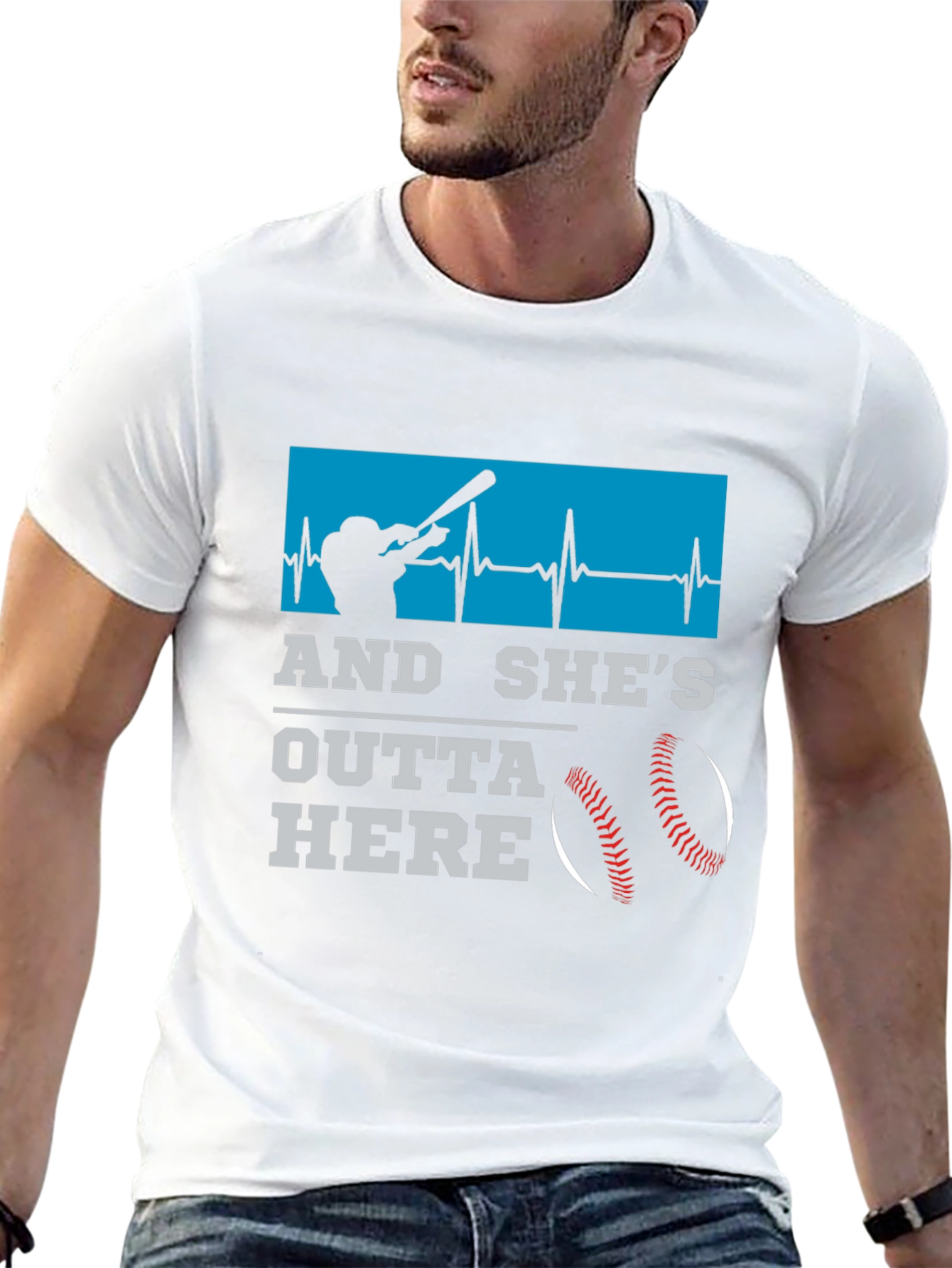And Shes Outta Here Baseball T-Shirt