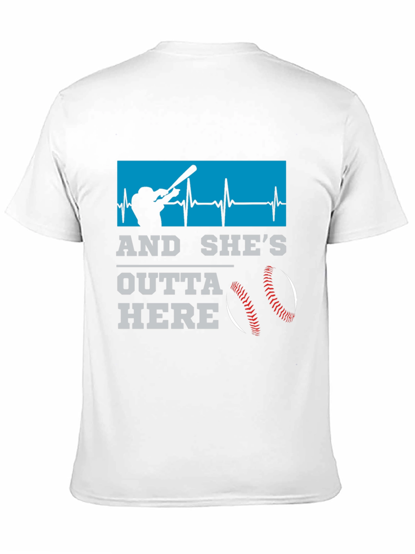 And Shes Outta Here Baseball T-Shirt