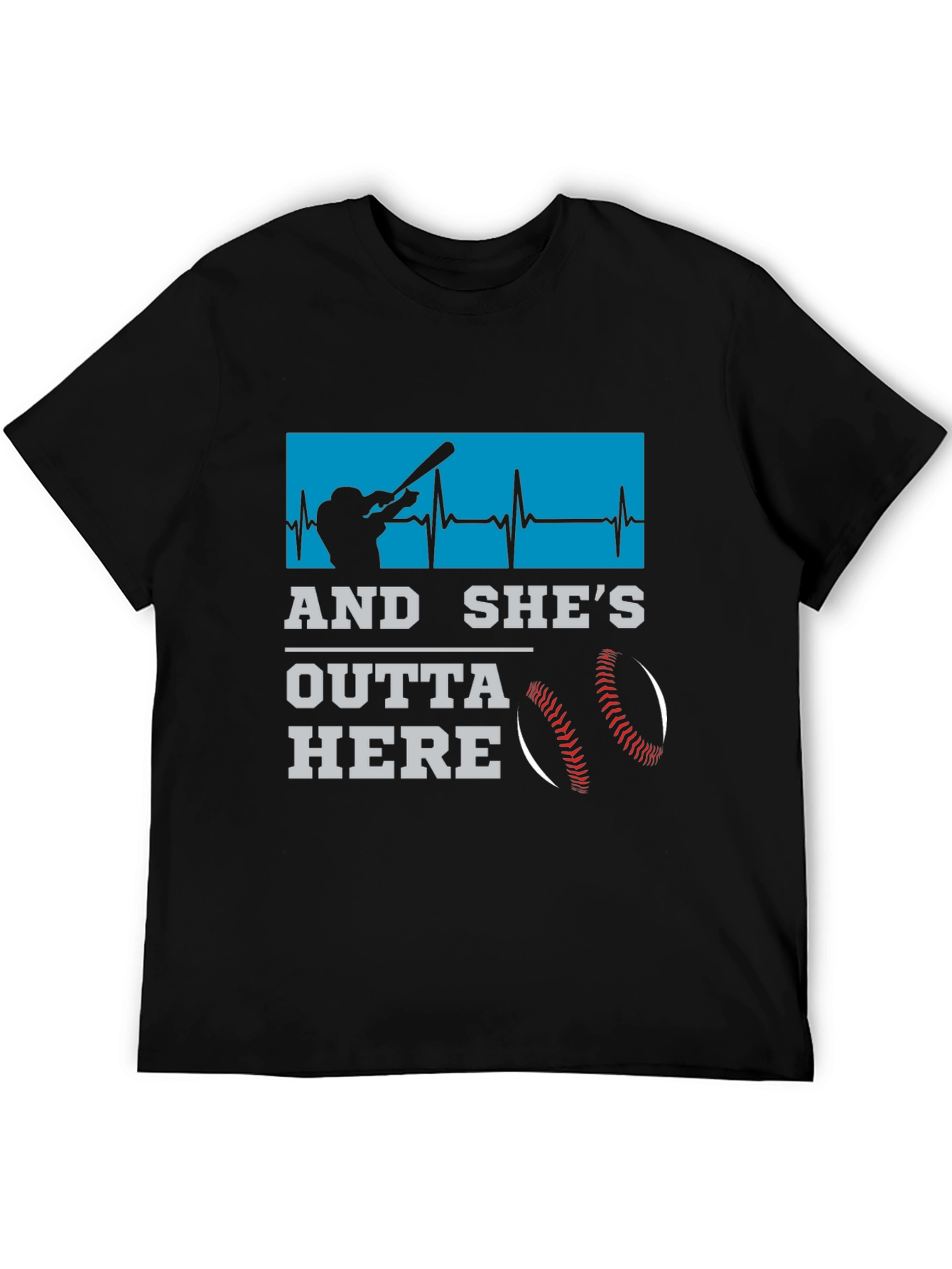 And Shes Outta Here Baseball T-Shirt
