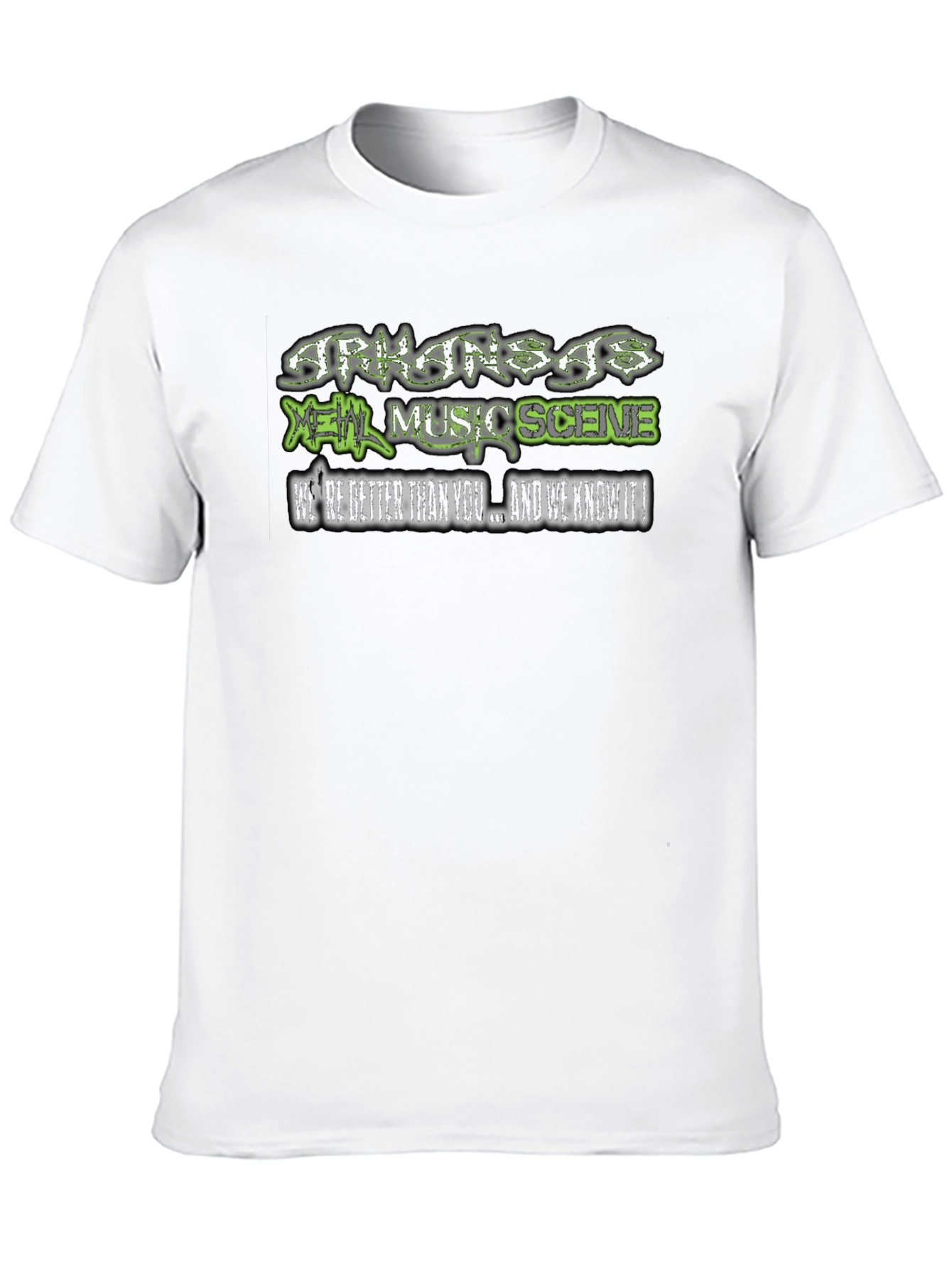 Arkansas Metal Music Scene Black T-Shirt