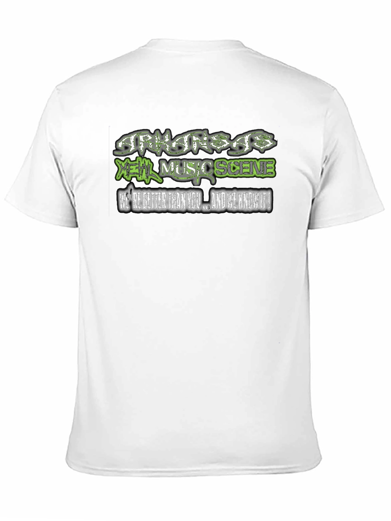 Arkansas Metal Music Scene Black T-Shirt