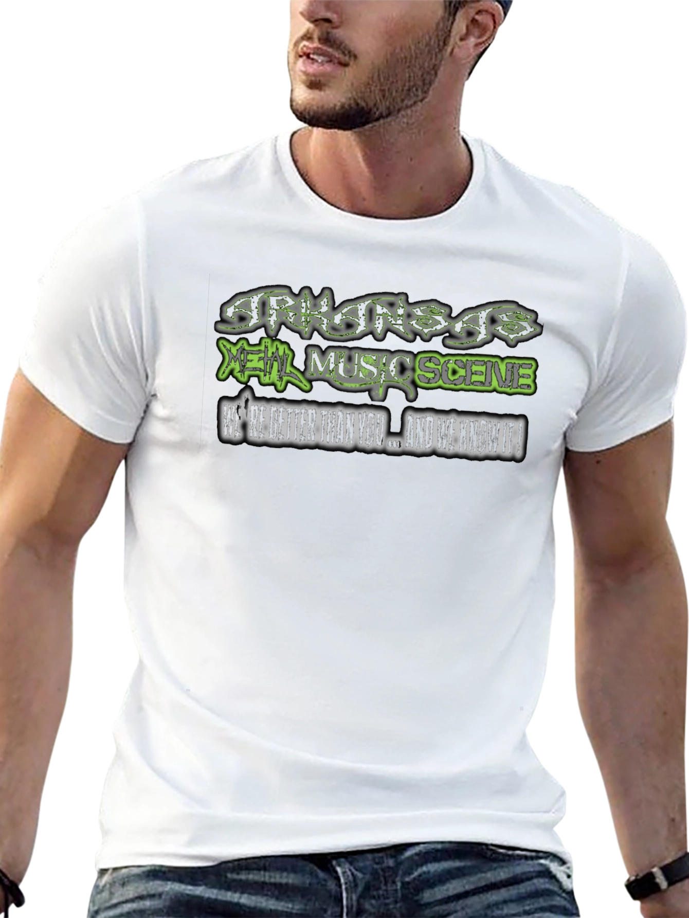 Arkansas Metal Music Scene Black T-Shirt