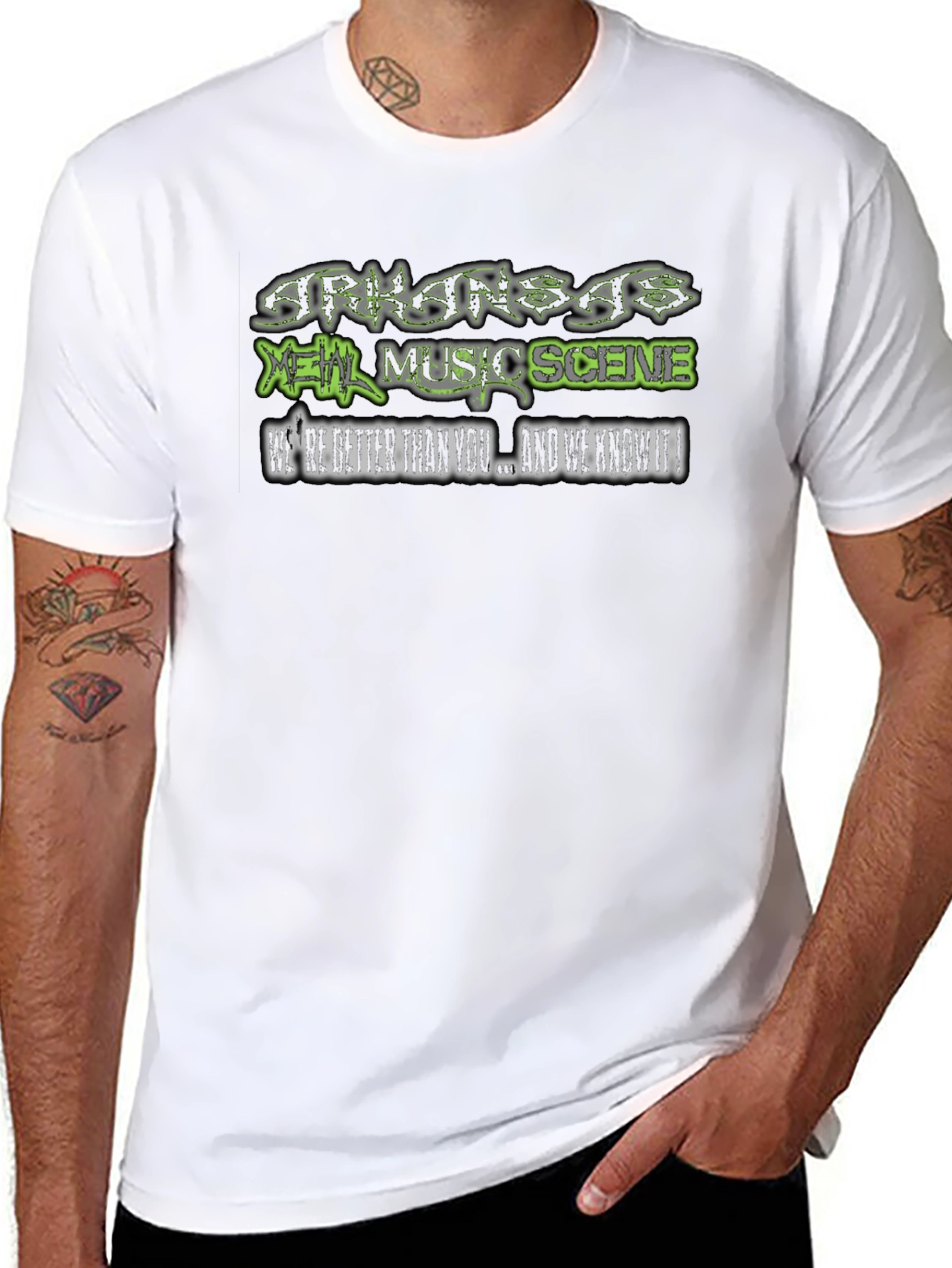 Arkansas Metal Music Scene Black T-Shirt