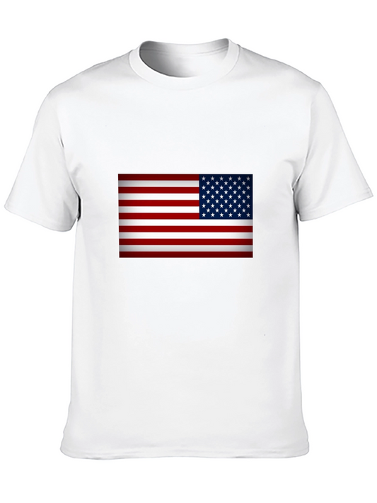 American Flag Graphic Black T-Shirt
