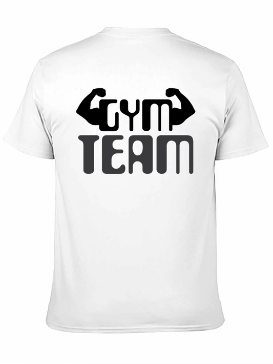 Gym Team Black T-Shirt - Fitness Apparel