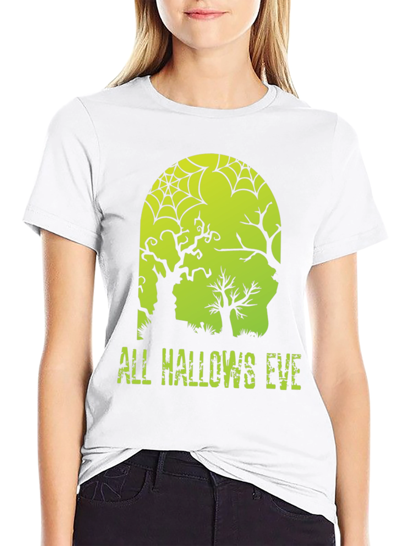 All Hallows Eve Graphic T-Shirt - Halloween Tee