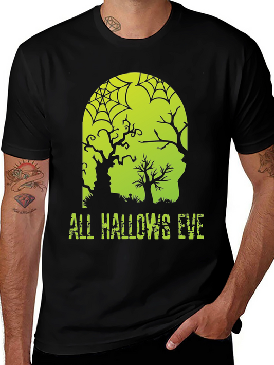 All Hallows Eve Graphic T-Shirt - Halloween Tee