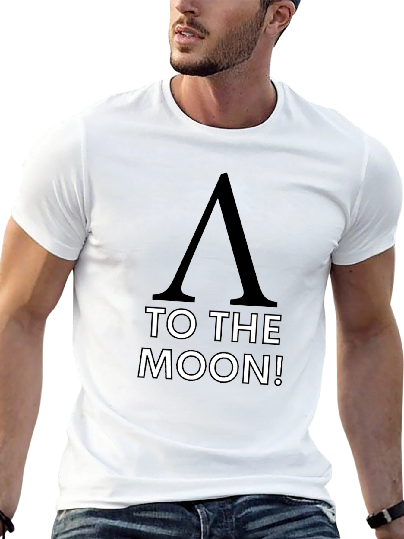 ApeCoin To The Moon Black T-Shirt
