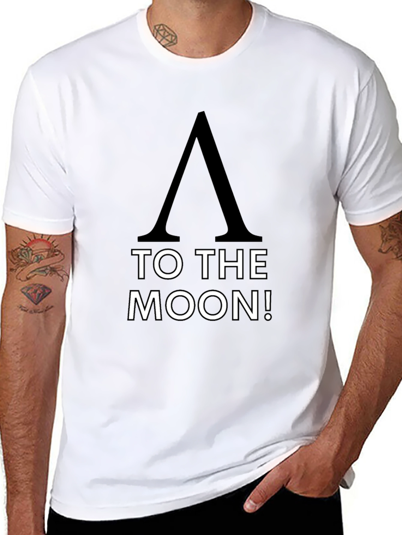 ApeCoin To The Moon Black T-Shirt