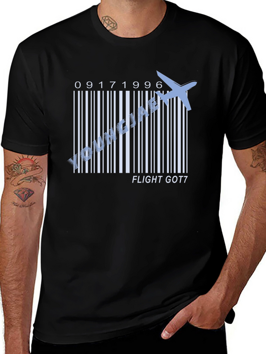GOT7 Flight Graphic Black T-Shirt