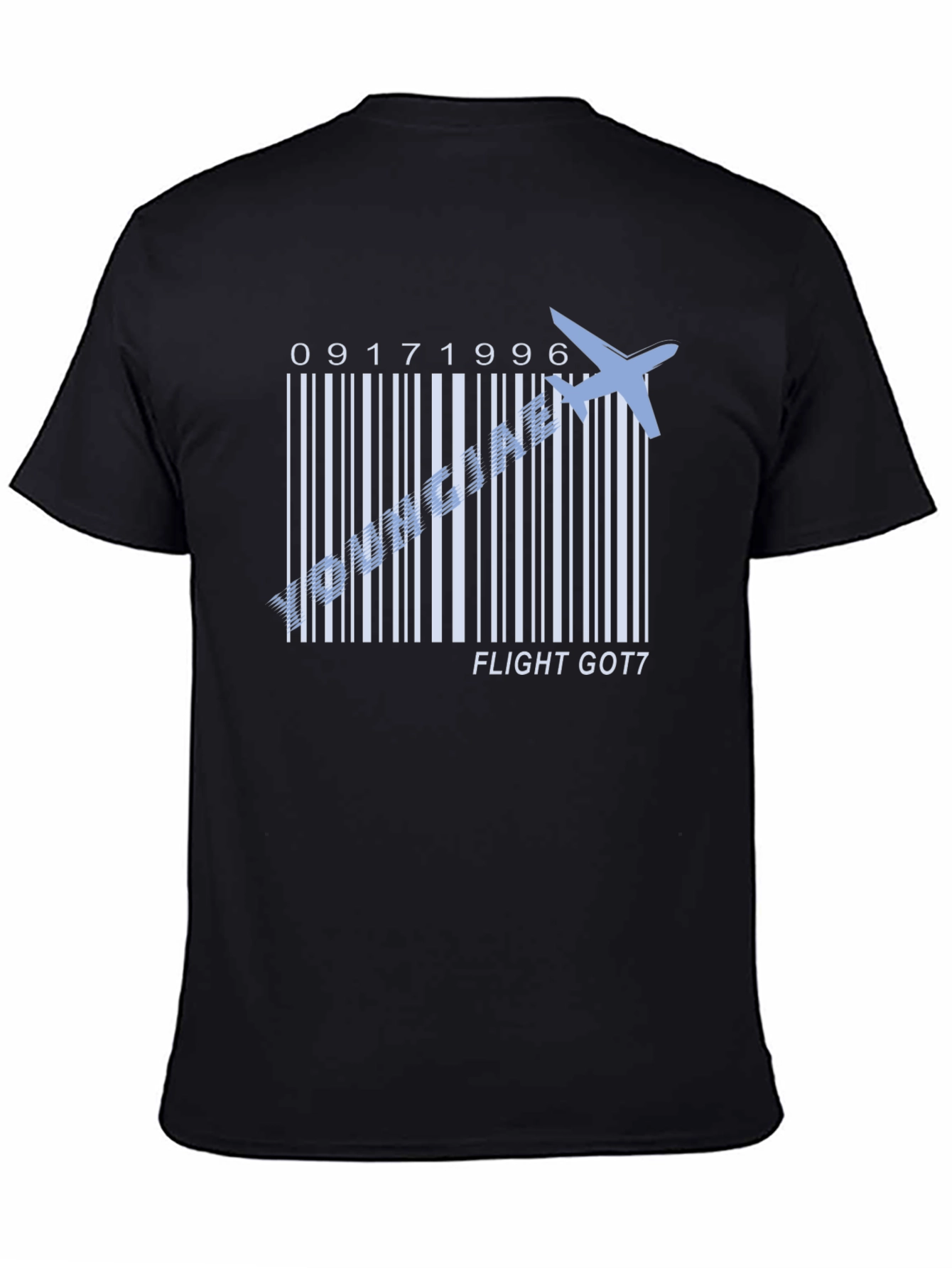GOT7 Flight Graphic Black T-Shirt