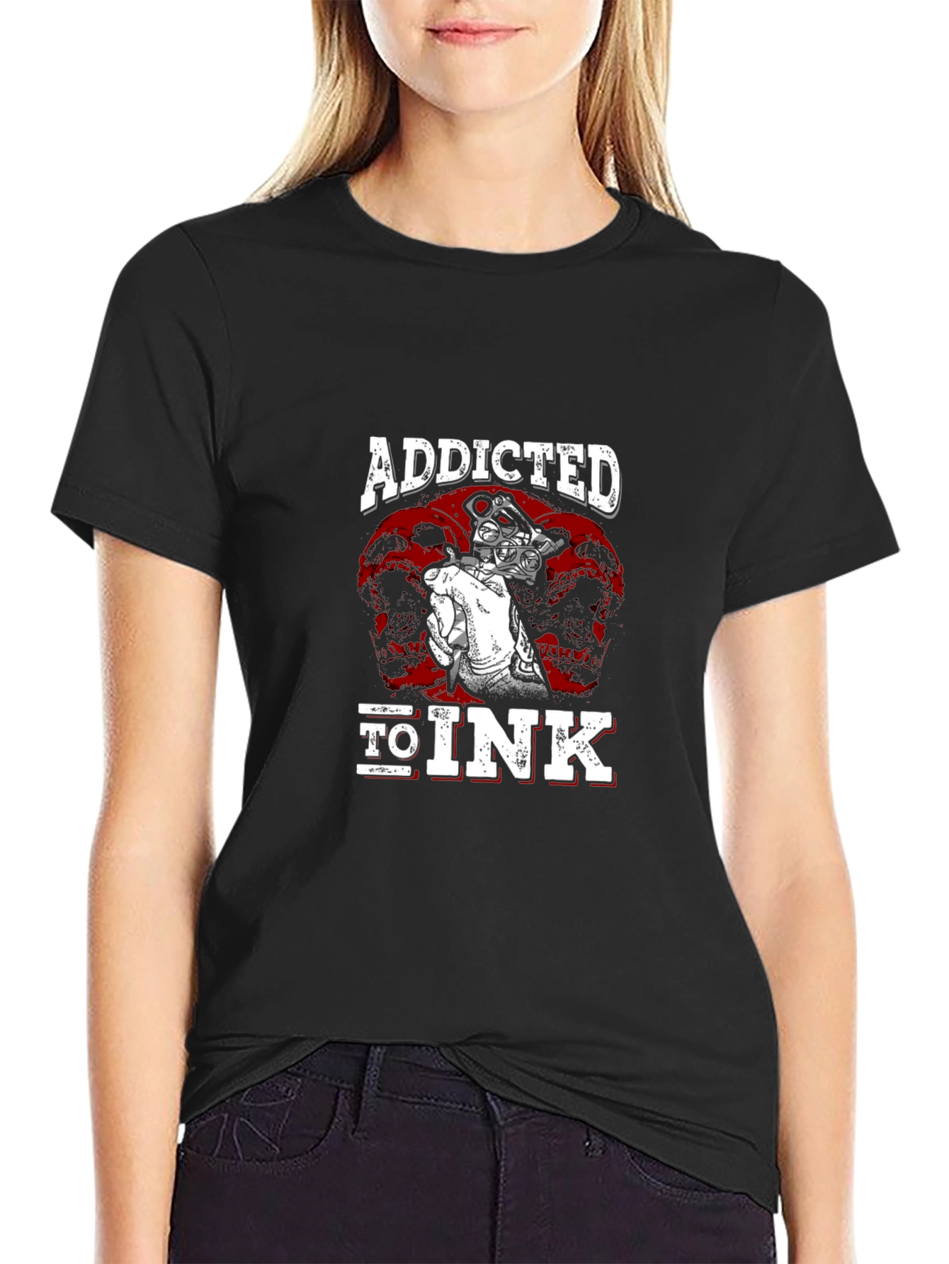 Addicted to Ink Tattoo T-Shirt