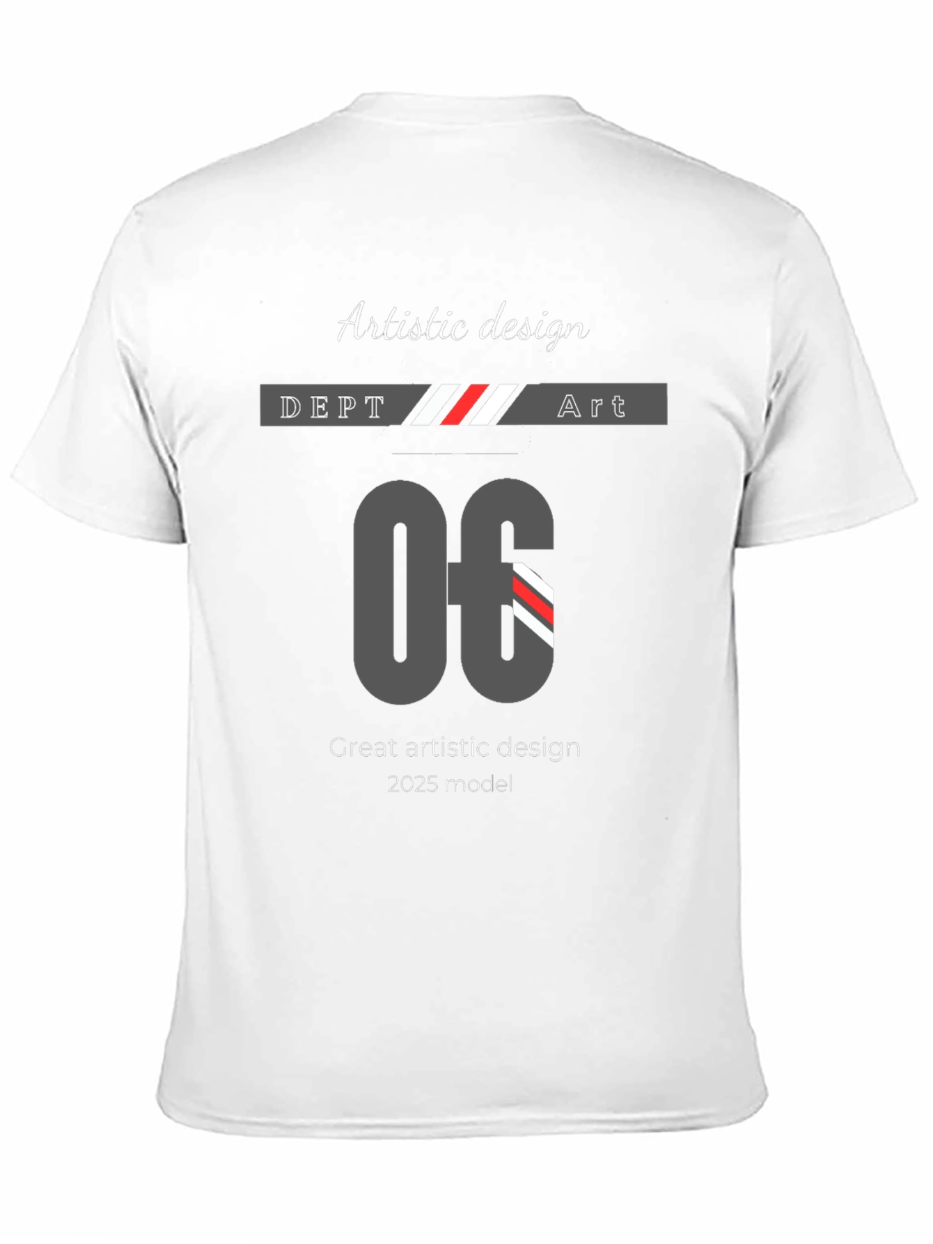 Artistic Design Black T-Shirt | 2025 Model