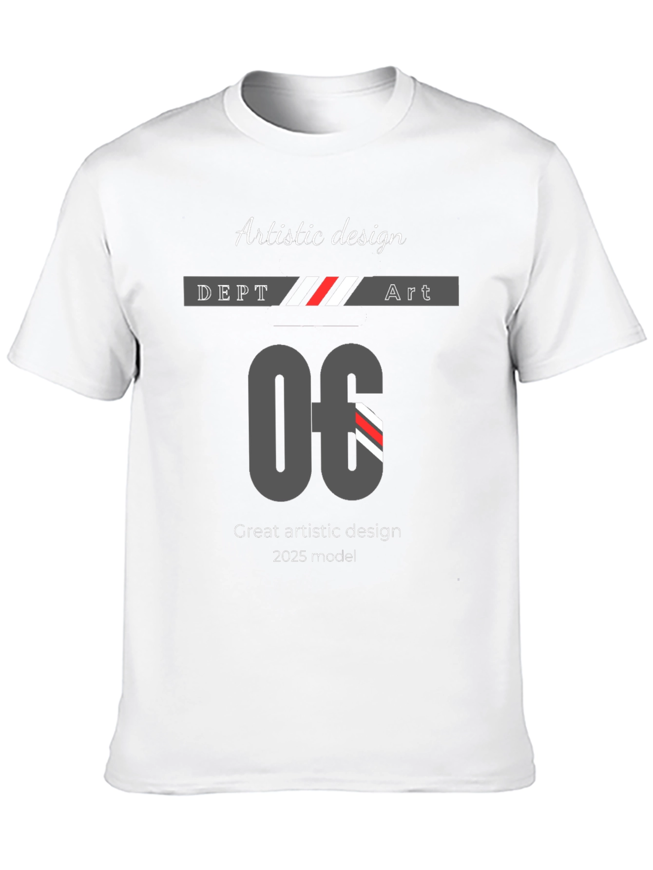 Artistic Design Black T-Shirt | 2025 Model