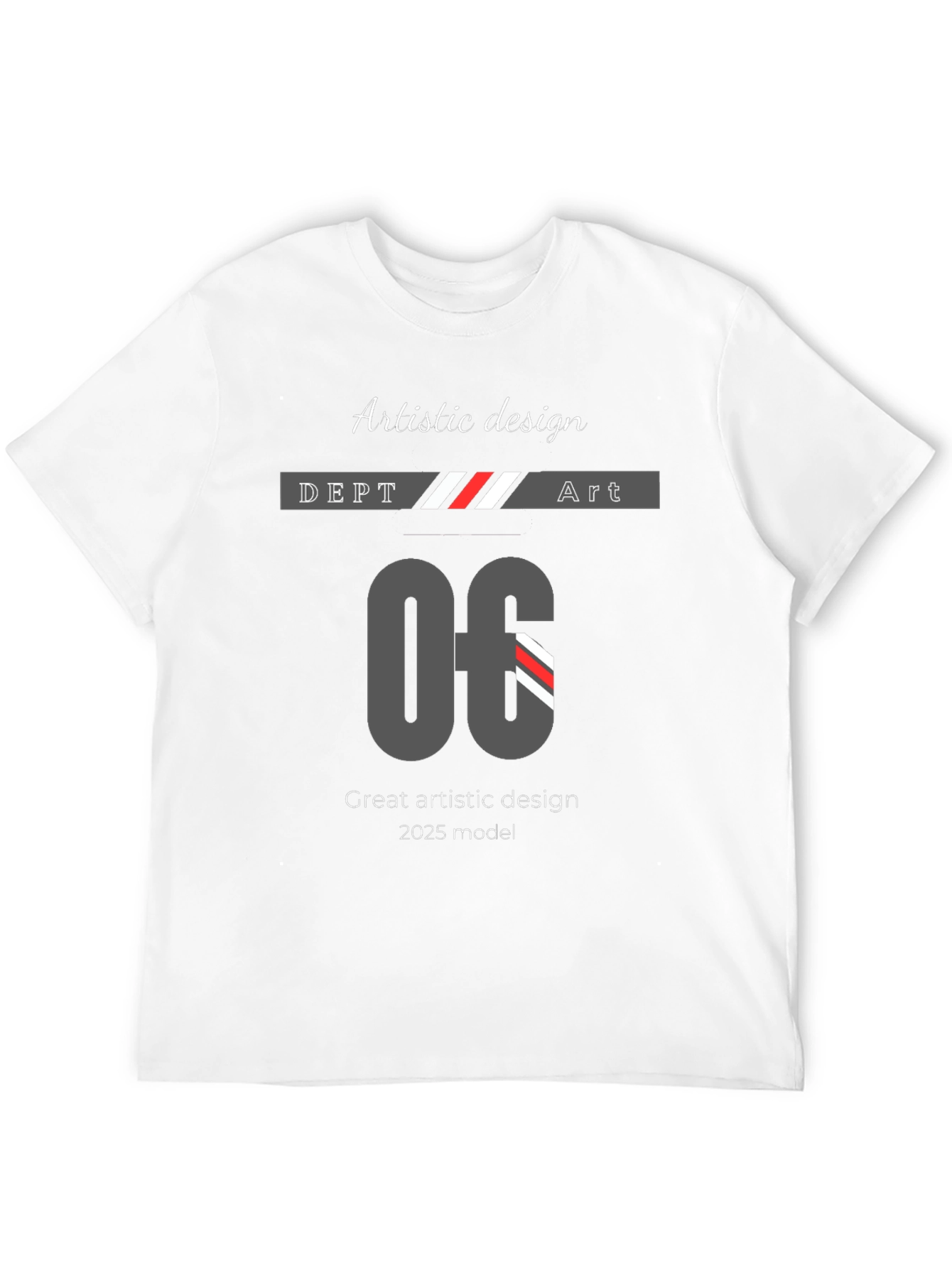 Artistic Design Black T-Shirt | 2025 Model