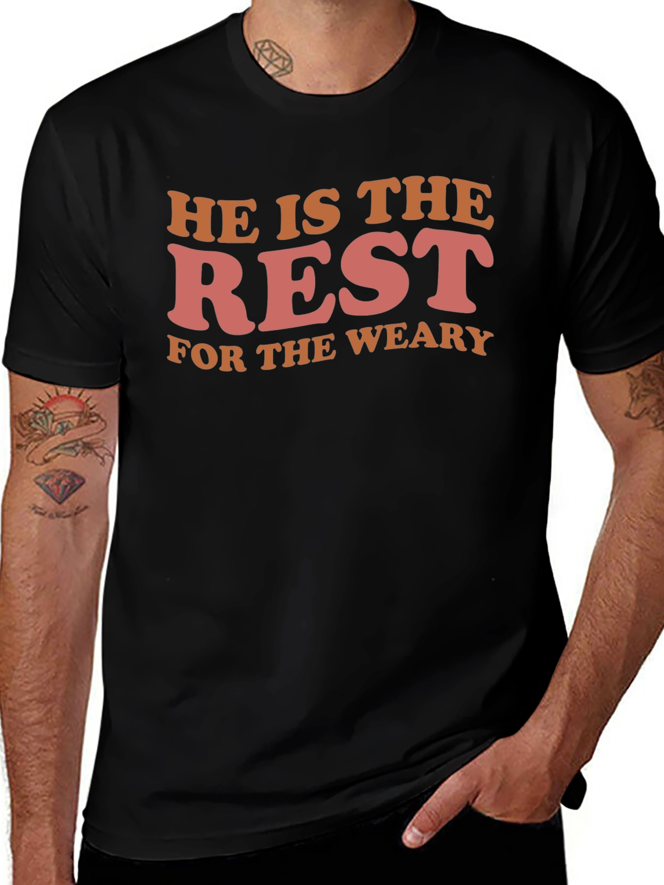 He Is The Rest T-Shirt - Retro Style