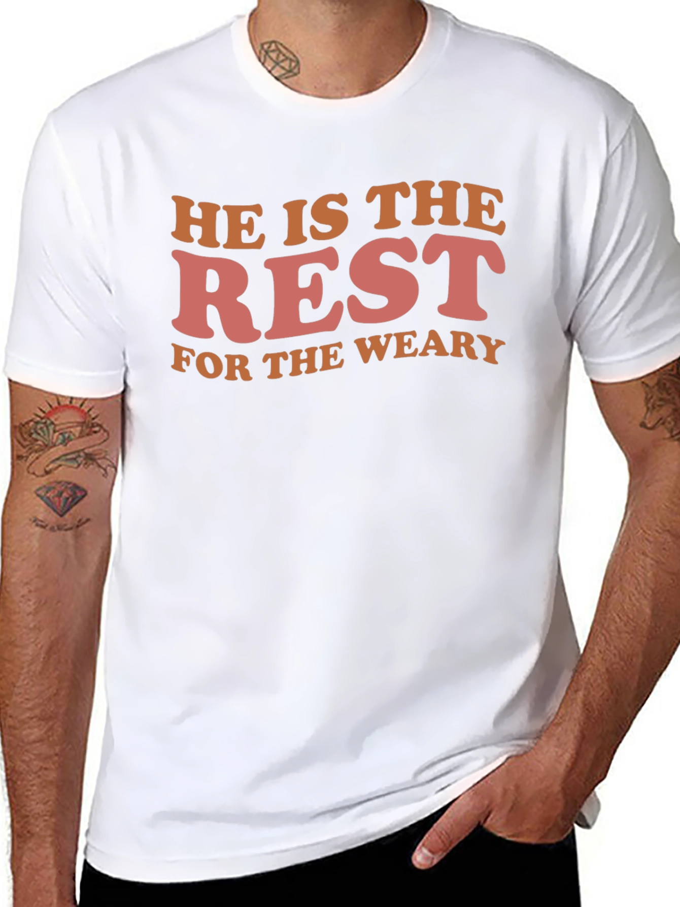 He Is The Rest T-Shirt - Retro Style