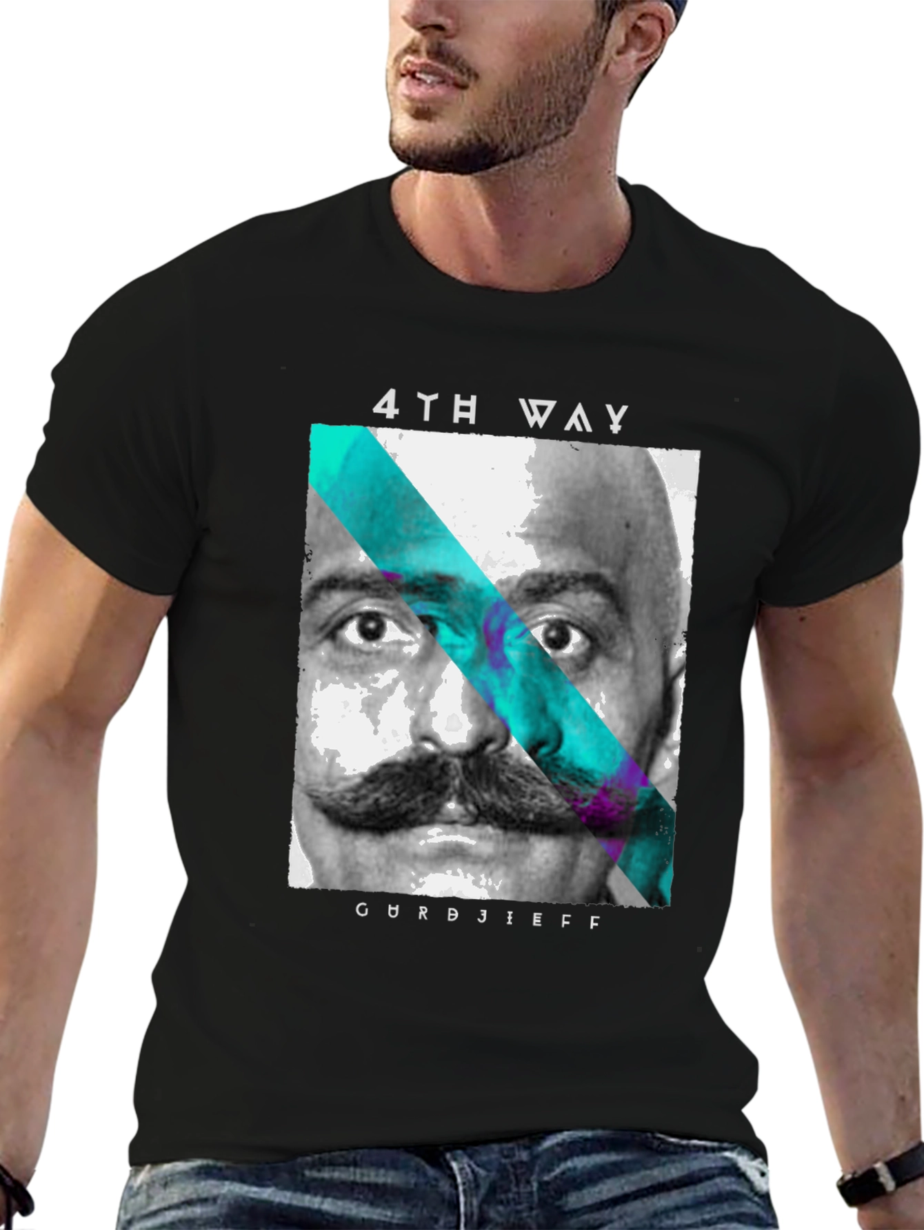 Gurdjieff 4th Way T-Shirt - Black Graphic Tee