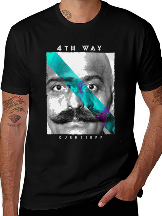 Gurdjieff 4th Way T-Shirt - Black Graphic Tee
