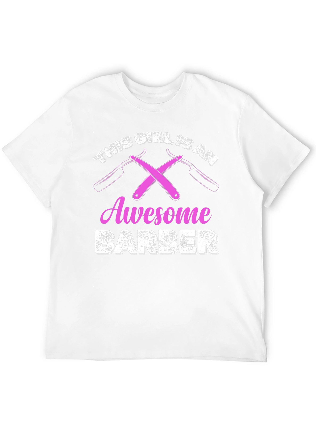 Awesome Barber Girl T-Shirt - Stylish & Unique!