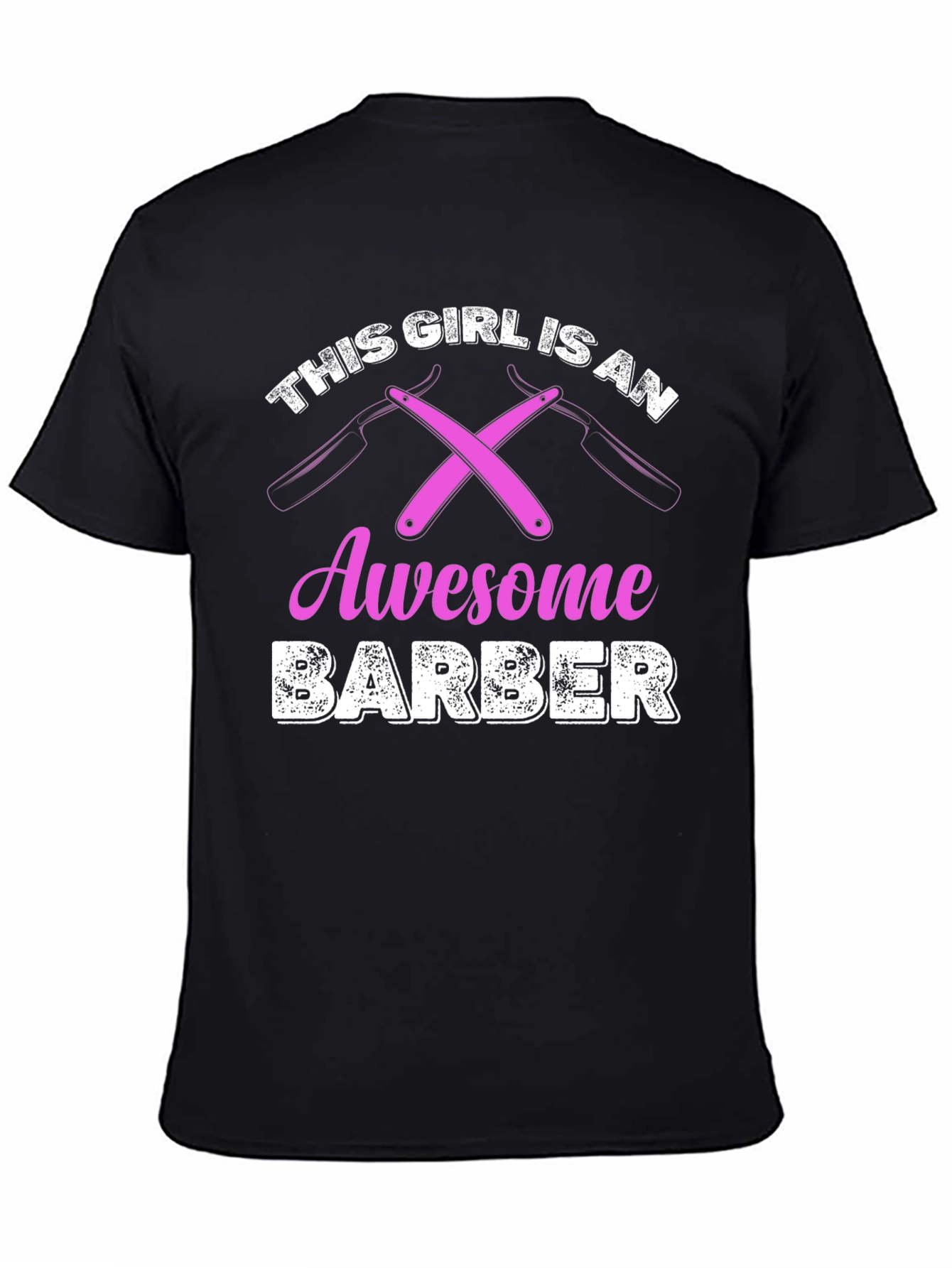 Awesome Barber Girl T-Shirt - Stylish & Unique!