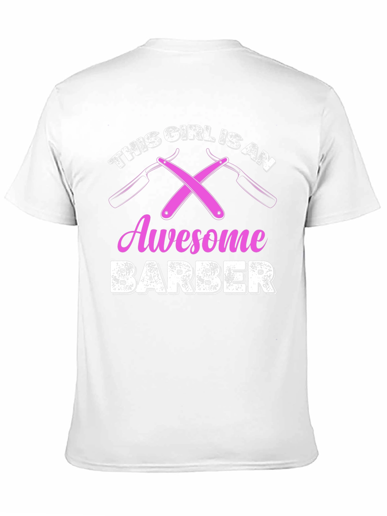 Awesome Barber Girl T-Shirt - Stylish & Unique!