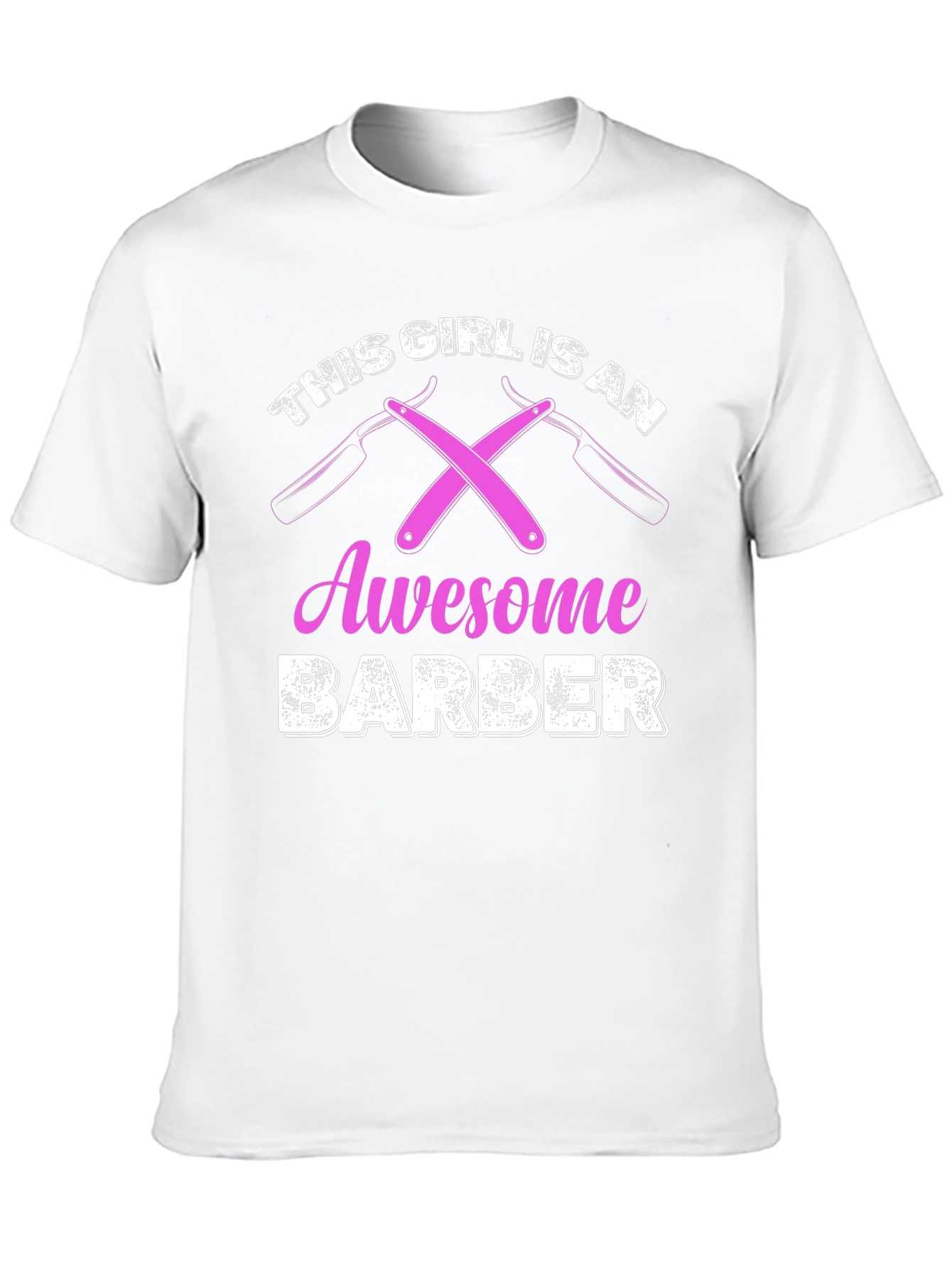 Awesome Barber Girl T-Shirt - Stylish & Unique!
