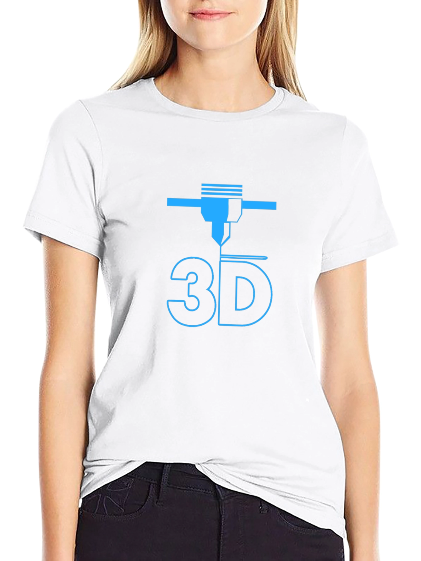 3D Printer Design Black T-Shirt
