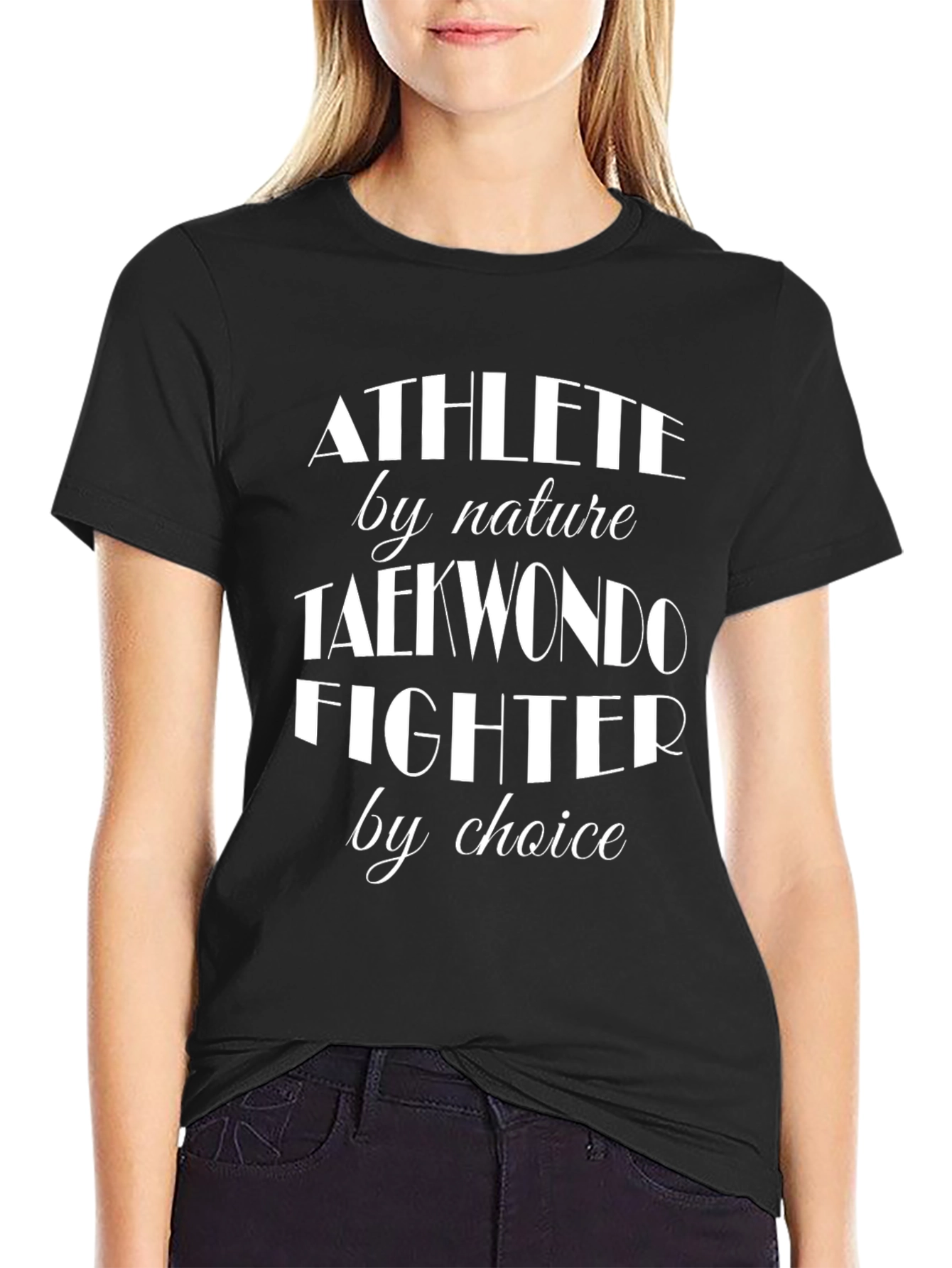 Athlete Taekwondo Fighter Graphic Tee