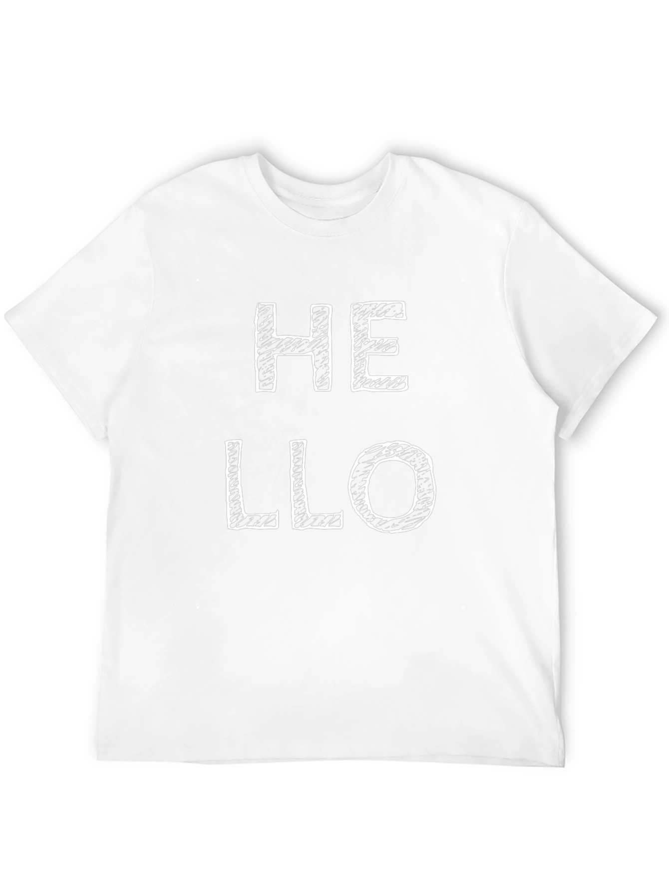 Hello Graphic Tee - Mens Black T-Shirt