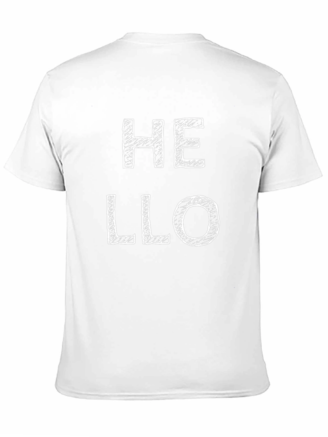 Hello Graphic Tee - Mens Black T-Shirt