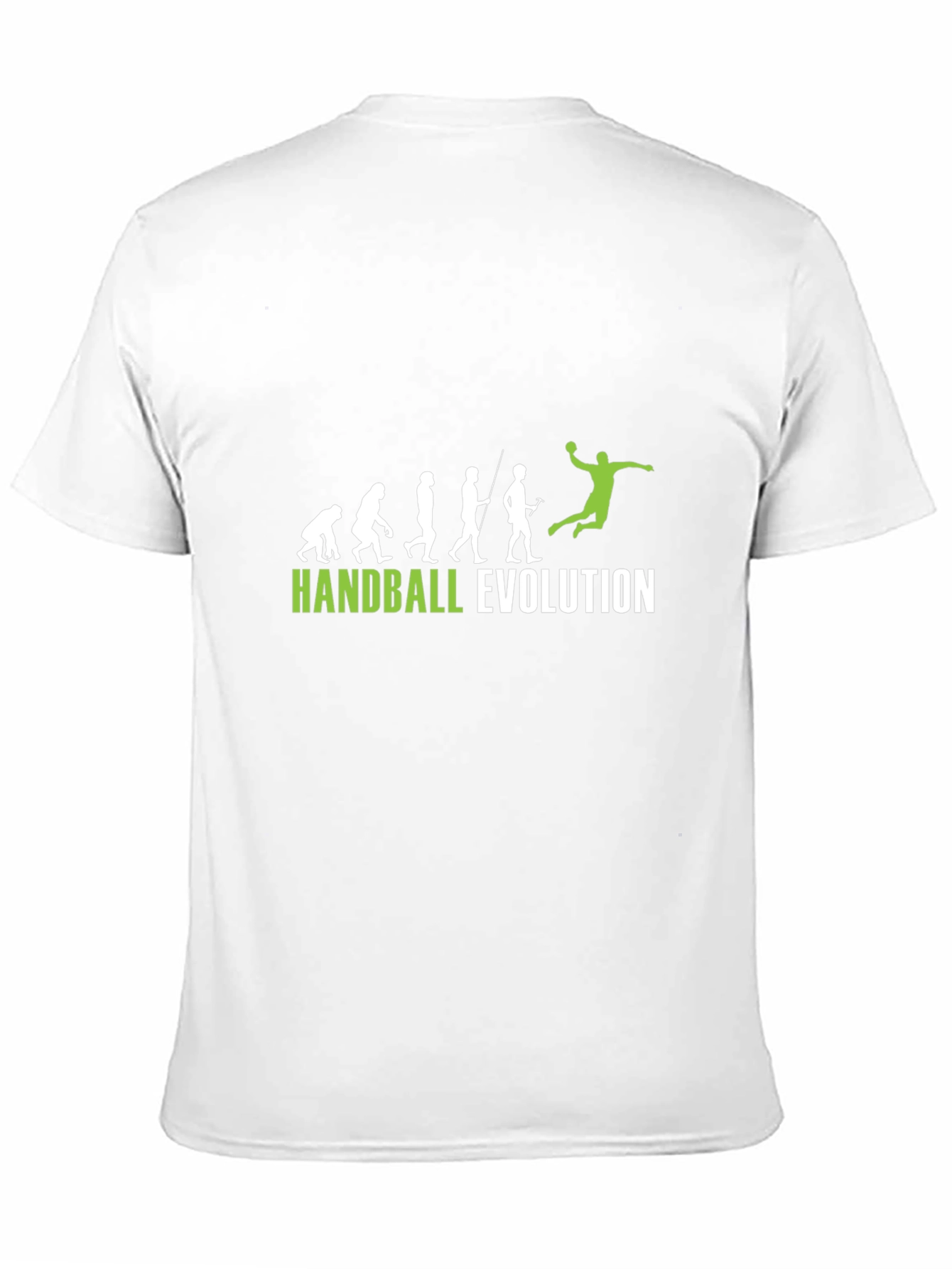 Handball Evolution Graphic Tee - Black Cotton T-Shirt