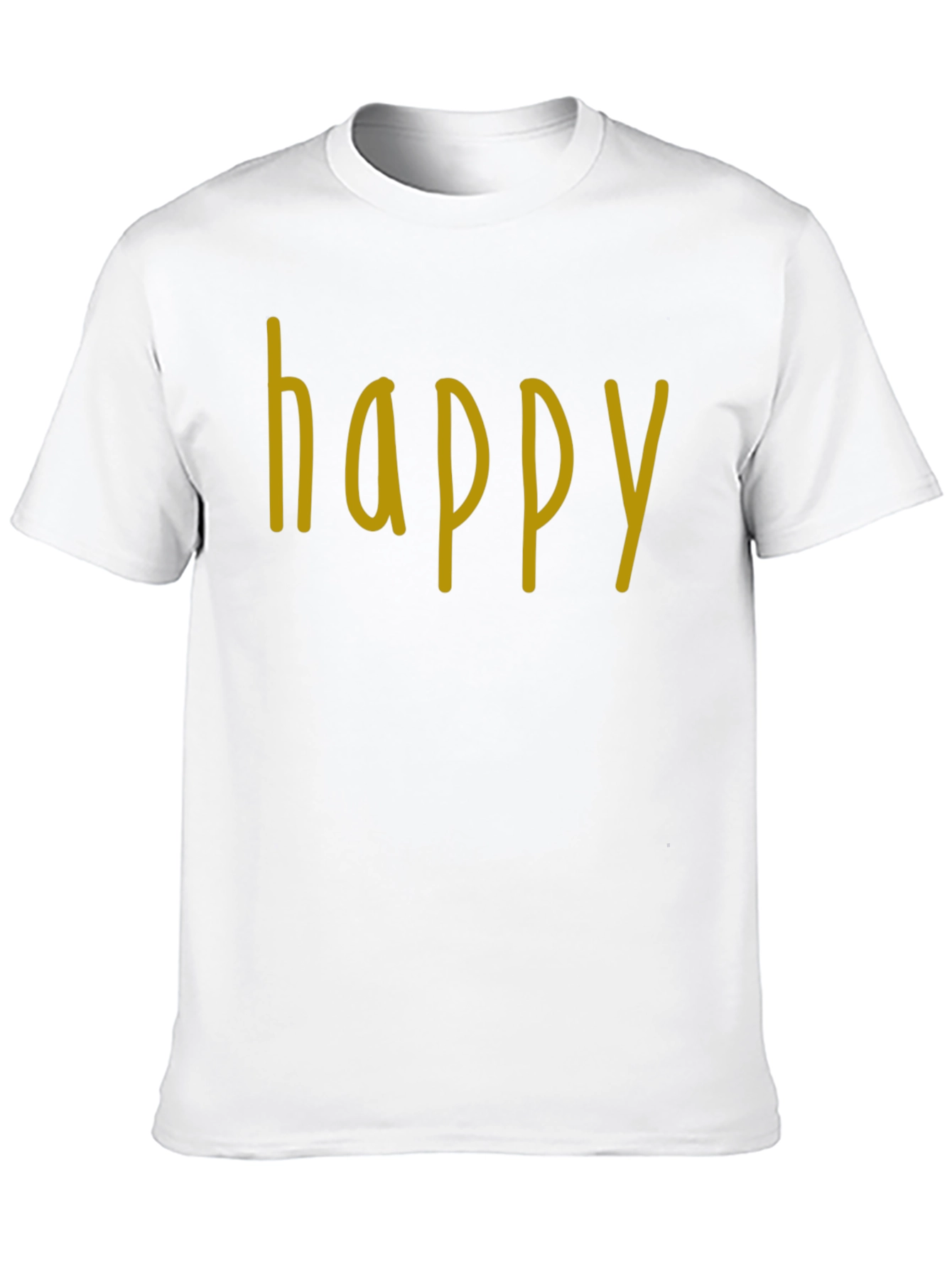 Happy Graphic T-Shirt - Casual Wear