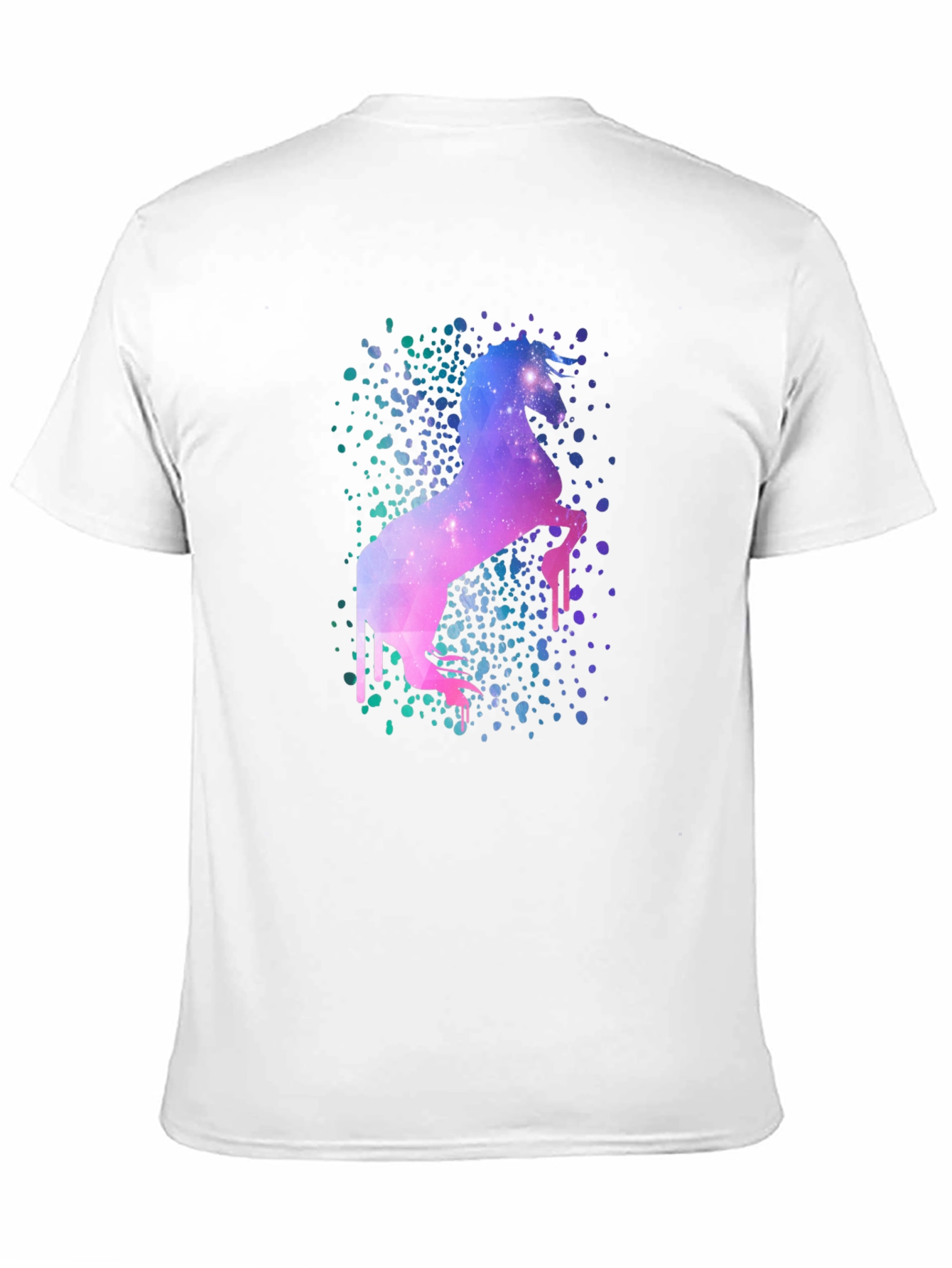 Galaxy Unicorn Black T-Shirt